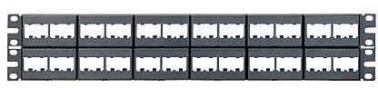 Panduit-CPP48WBLY Steckverbinderzubehör Mini-Com 48 Port Modular Patch Panel