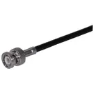 HUBER+SUHNER-11_BNC-50-3-86/133_NE RF-Steckverbinder Conn BNC 0Hz to 4GHz 50Ohm Crimp ST Cable Mount M Nickel Single