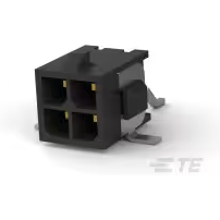 TE Connectivity-3-794629-4 Embases de raccordement et réceptacles PCB Conn Shrouded Header (4 Sides) HDR 4Power POS 3mm Solder RA Side Entry SMD Tape