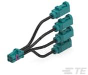 TE Connectivity-2360001-4 Cable Assembly Other Mate-AX/FAKRA II Cable Assembly FEMALE / FEMALE