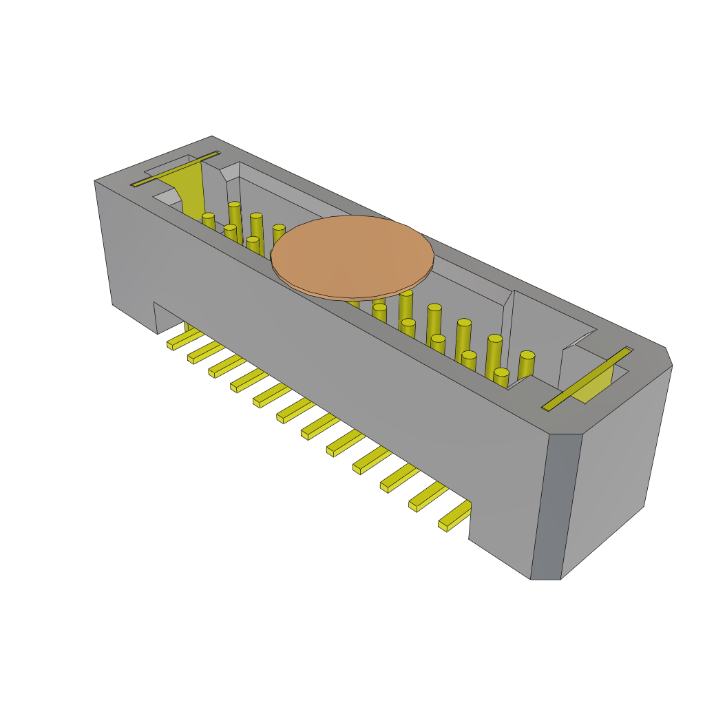 Samtec-TFM-112-02-L-D-WT-K Connector Headers and PCB Receptacles Conn Shrouded Header HDR 24 POS 1.27mm Solder ST Top Entry SMD Tube