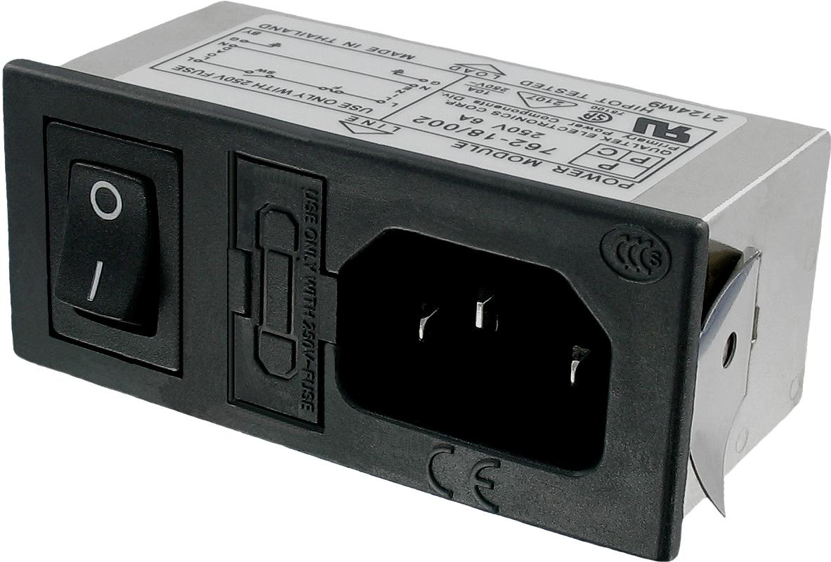 76218/002 by Qualtek Electronics Power Entry Modules