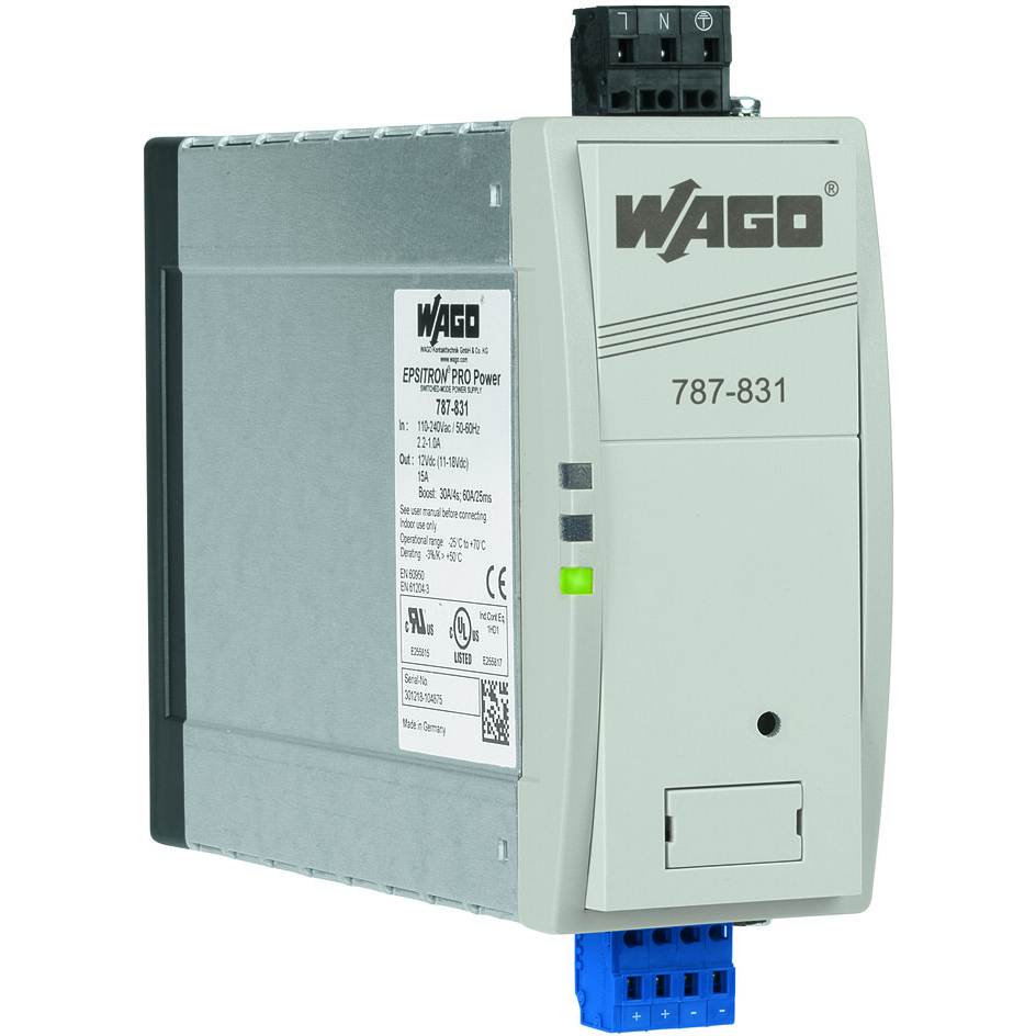 WAGO-787-831 AC-DC-Spannungsversorgung AC/DC Power Supply Single-OUT 12V 1.5A Box