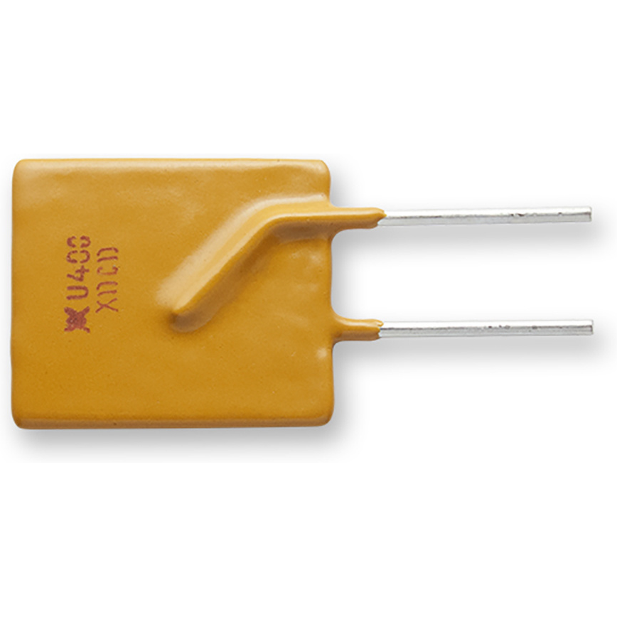 Littelfuse-RUEF400-AP PTC Resettable Fuses PTC Resettable Fuse 4A(hold) 8A(trip) 30V 100A 2.5W 12.7s 0.01Ohm Radial 14 X 3 X 19.3mm Ammo