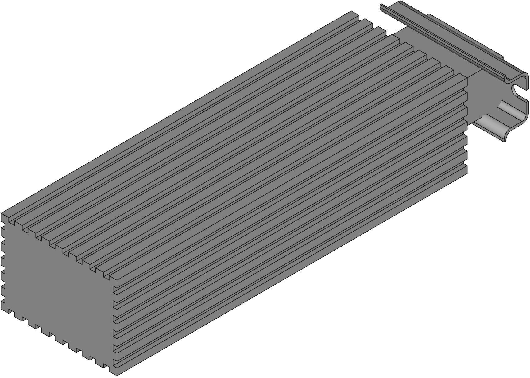 Hammond Manufacturing-SHG14008 null Heater, Enclosure Heater 110VAC/250VDC 7.5A 150W DIN Rail