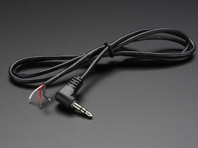 Adafruit Industries-1700  Cable Assembly 0.81m 3.5mm Stereo Plug 3 POS PL