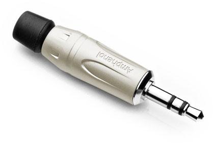 Amphenol-KS3P-AU Steckverbinder für Audio und Video Conn 3.5MM Stereo Plug PL 3 POS Solder Cup ST Cable Mount 1 Port