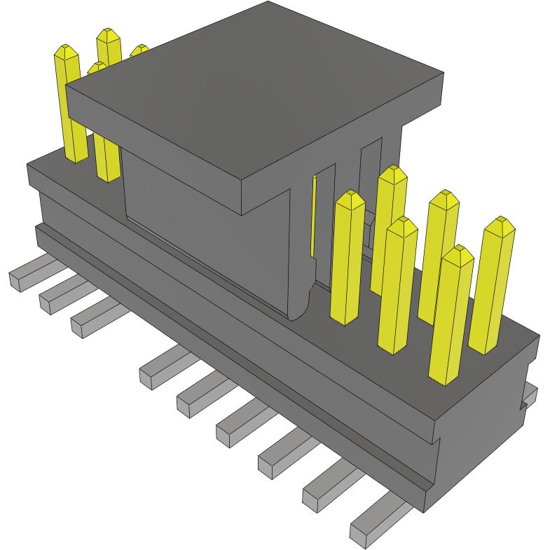 Samtec-FTSH-110-01-F-DV-007-A-P-TR Steckverbinderleisten und Leiterplattenbuchsen Conn Unshrouded Header HDR 20 POS 1.27mm Solder ST Top Entry SMD TIGER CLAW™ T/R