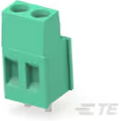 TE Connectivity-282856-2 Steckverbinder, Klemmenblöcke Conn Eurostyle Block M 2 POS 5mm Solder ST Thru-Hole 24A/Contact Box