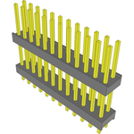 Conn Board Stacker HDR 24 POS 2.54mm Solder ST Top Entry Thru-Hole Bulk