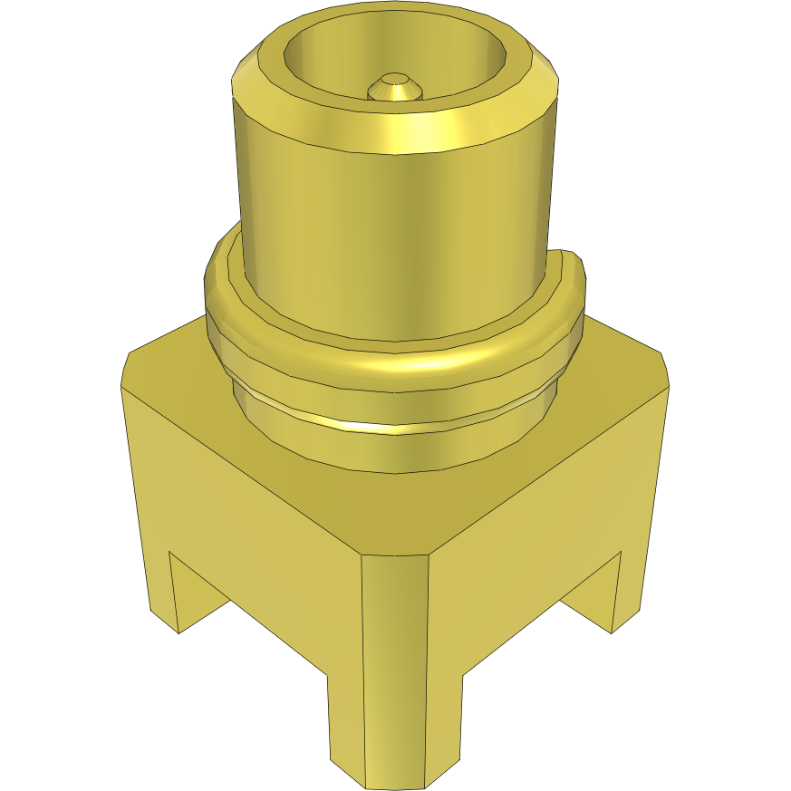 Samtec-MMCX-P-P-H-ST-SM1 Connettore RF Conn MMCX 0Hz to 6GHz 50Ohm Solder ST SMD PL Gold Over Nickel Tray