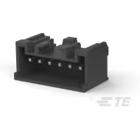 TE Connectivity-316535-9 连接器插头及 PCB 插座 Conn Shrouded Header (4 Sides) HDR 6 POS 2.5mm Solder ST Thru-Hole Box
