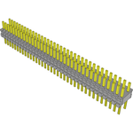 Conn Unshrouded Header HDR 72 POS 1.27mm Solder ST Top Entry Thru-Hole Tube