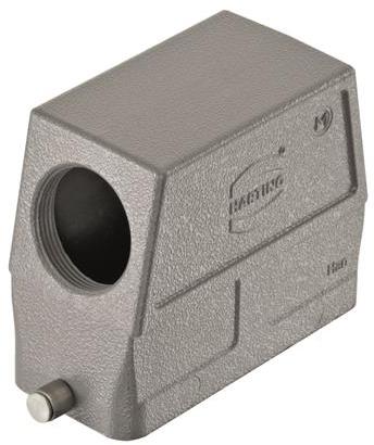 HARTING-19302160547 Schrumpfbalgenadapter Hood 90° 16B Shell Size Powder Die Cast Aluminum Single Lock Han®