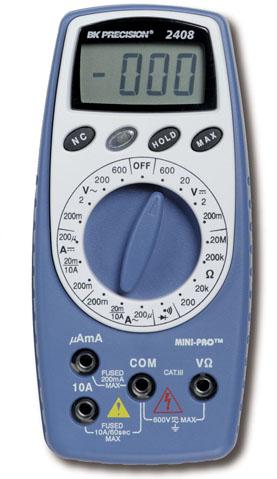 B&K Precision-2408 Multimeters Mini-Pro Multimeter, w/Non-Contact Tester