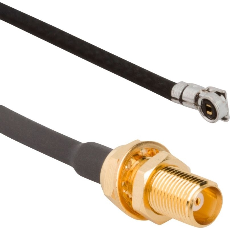 Amphenol-095-900-558-250 Kabelbaugruppen Koaxial Cable Assembly 1.13mm Cable 0.25m MMCX to AMC4 F-PL Bag