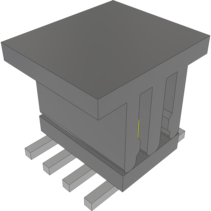 Samtec-FTS-104-02-L-DV-P-TR 连接器插头及 PCB 插座 Conn Unshrouded Header HDR 8 POS 1.27mm Solder ST Top Entry SMD T/R