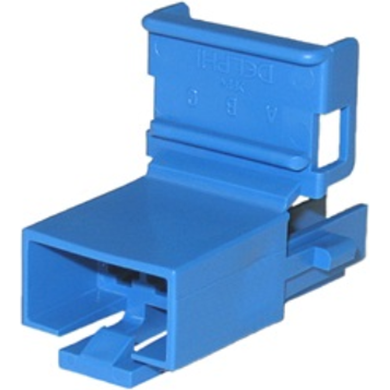 Delphi-12066437 Gaine de câblage de raccordement discret Conn Housing M 3 POS Crimp Cable Mount Blue