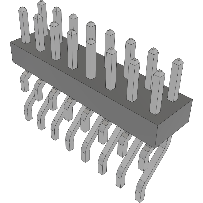 Samtec-MMT-108-01-T-DH-TR Connector Headers and PCB Receptacles Conn Unshrouded Header HDR 16 POS 2mm Solder RA Side Entry SMD T/R