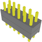 Conn Board Stacker HDR 12 POS 2.54mm Solder ST Top Entry Thru-Hole Bulk