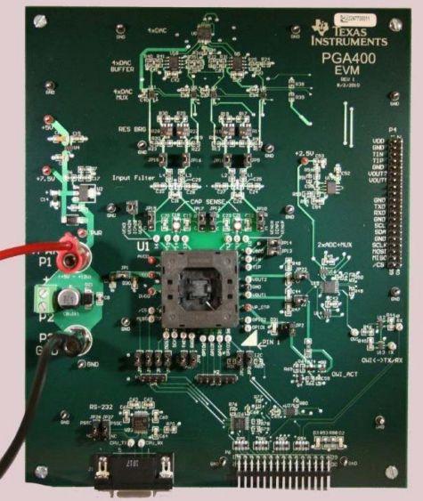Texas Instruments-PGA400Q1EVM Kit e strumenti di sviluppo PGA400-EP/PGA400-Q1 Sensor and Detector Interface Evaluation Board Automotive AEC-Q100