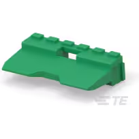 TE Connectivity-W12P Accessori per connettori Connector Accessories Wedge Lock Straight Glass Filled Polybutylene Terephthalate Green Box