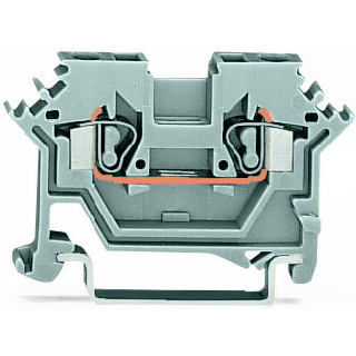 WAGO-280-601 Steckverbinder, Klemmenblöcke Conn Terminal Block 2 POS Push-In Cage Clamp RA DIN Rail 24A Box