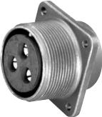 Amphenol-CS3102A-28-84SX Connecteur circulaire Conn Cylindrical Circular SKT 9 POS Solder ST Box Mount 9 Terminal 1 Port