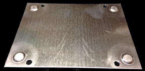 Bud Industries-BPA-1591 null Access Chassis Bottom Plate, Aluminum