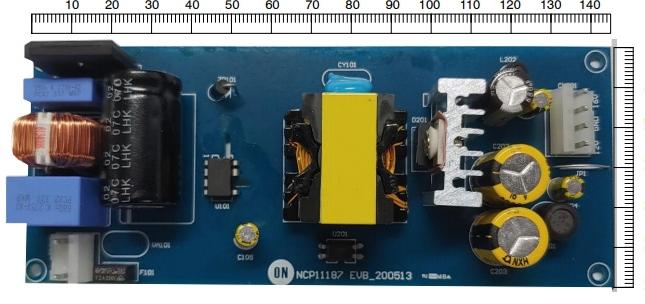 onsemi-NCP11187A65P45WGEVB Power Management Development Boards and Kits NCP11187A65 Linear Regulator 12V/15V Output Evaluation Board