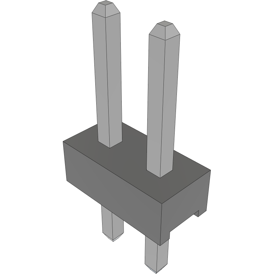 Samtec-MTMM-102-04-T-S-165 Cabezales del conector y receptáculos PCB Conn Unshrouded Header HDR 2 POS 2mm Solder ST Top Entry Thru-Hole Bulk