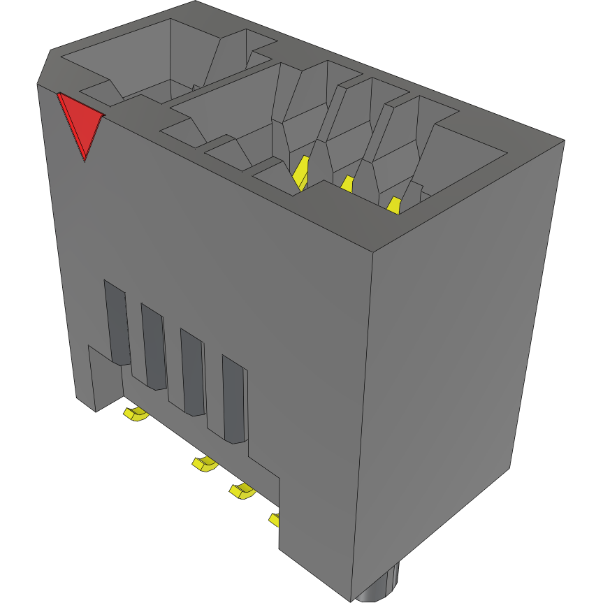 Samtec-MECF-05-01-L-DV-TR Steckverbinder, Kartenrand Conn Card Edge F 10 POS 1.27mm Solder ST SMD T/R