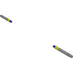 Samtec-BE25S-SCC41-10.0-02-0102 Kabelbaugruppen Koaxial Cable Assembly Low Loss Microwave Coaxial 0.102m 25AWG Test Point to L Type Probe Bulls Eye® Bag