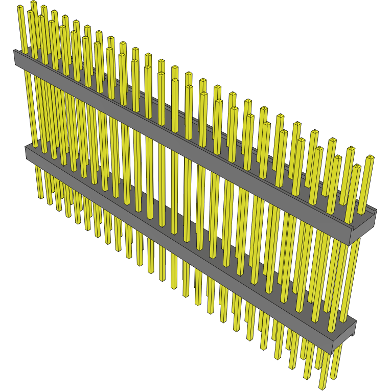 Samtec-EW-25-14-T-D-806 Connector Headers and PCB Receptacles Conn Board Stacker HDR 50 POS 2.54mm Solder ST Top Entry Thru-Hole Bulk
