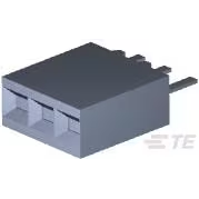 TE Connectivity-5-535541-1 连接器插头及 PCB 插座 Conn Socket Strip SKT 3 POS 2.54mm Solder ST Top Entry Thru-Hole Box