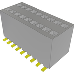 Conn Socket Strip SKT 18 POS 1.27mm Solder ST Top Entry SMD Tube