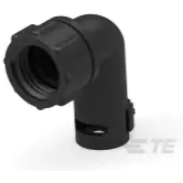 TE Connectivity-1445771-1 Accessori per connettori Connector Accessories Strain Relief Straight Black Individual