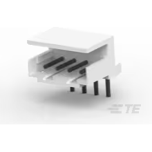 TE Connectivity-292250-4 Connector Headers and PCB Receptacles Conn Shrouded Header (4 Sides) HDR 4 POS 2mm Solder RA Side Entry Thru-Hole Bag