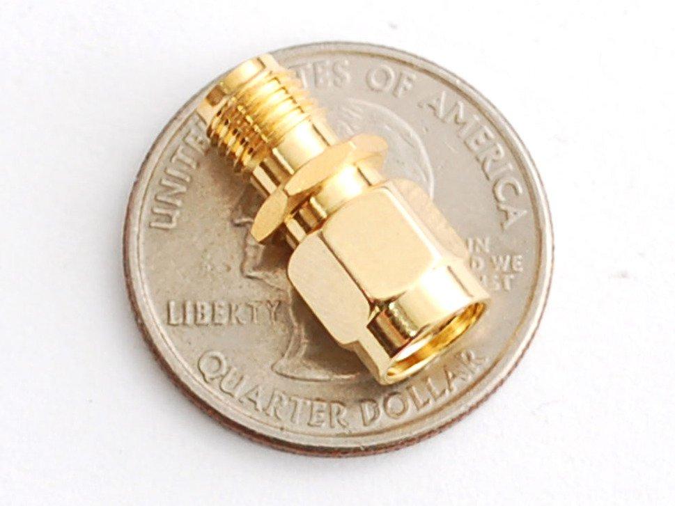 Adafruit Industries-920 射频连接器 SMA Jack to RP-SMA Plug RF Adapter