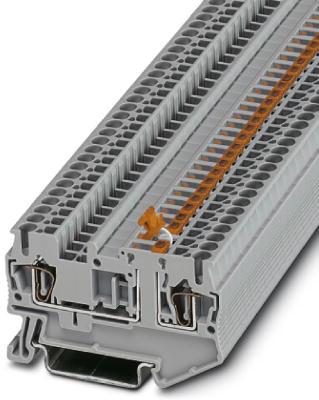 PHOENIX CONTACT-ST 2.5-MT Bloques terminales del conector Conn Knife Disconnect Terminal Block F 2 POS Spring Cage T DIN Rail 20A
