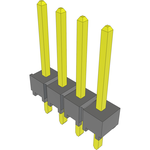 Conn Unshrouded Header HDR 4 POS 2.54mm Solder ST Top Entry Thru-Hole Bulk