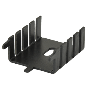 Same Sky (formerly CUI Devices)-HSS-B20-0508H-01S Disipador de calor Heat Sink Passive TO-220 Horizontal Thru-Hole Aluminum 1050 15.83°C/W Black Anodized