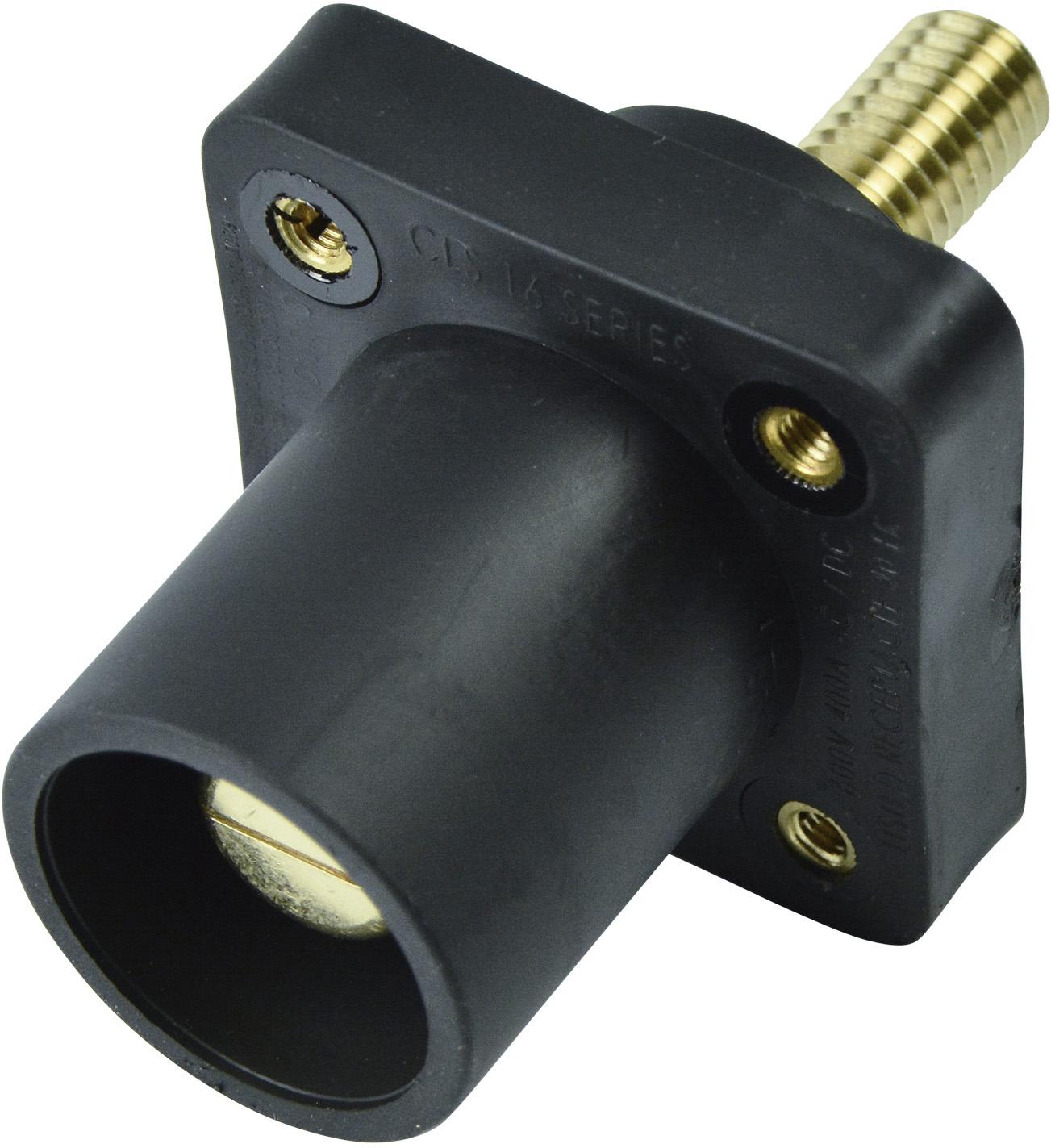 Marinco-CLS40MRSB-A Steckverbinder CLS Series Panel Mount (400A / 600V) 1.125 Threaded Stud Male - Black (A)