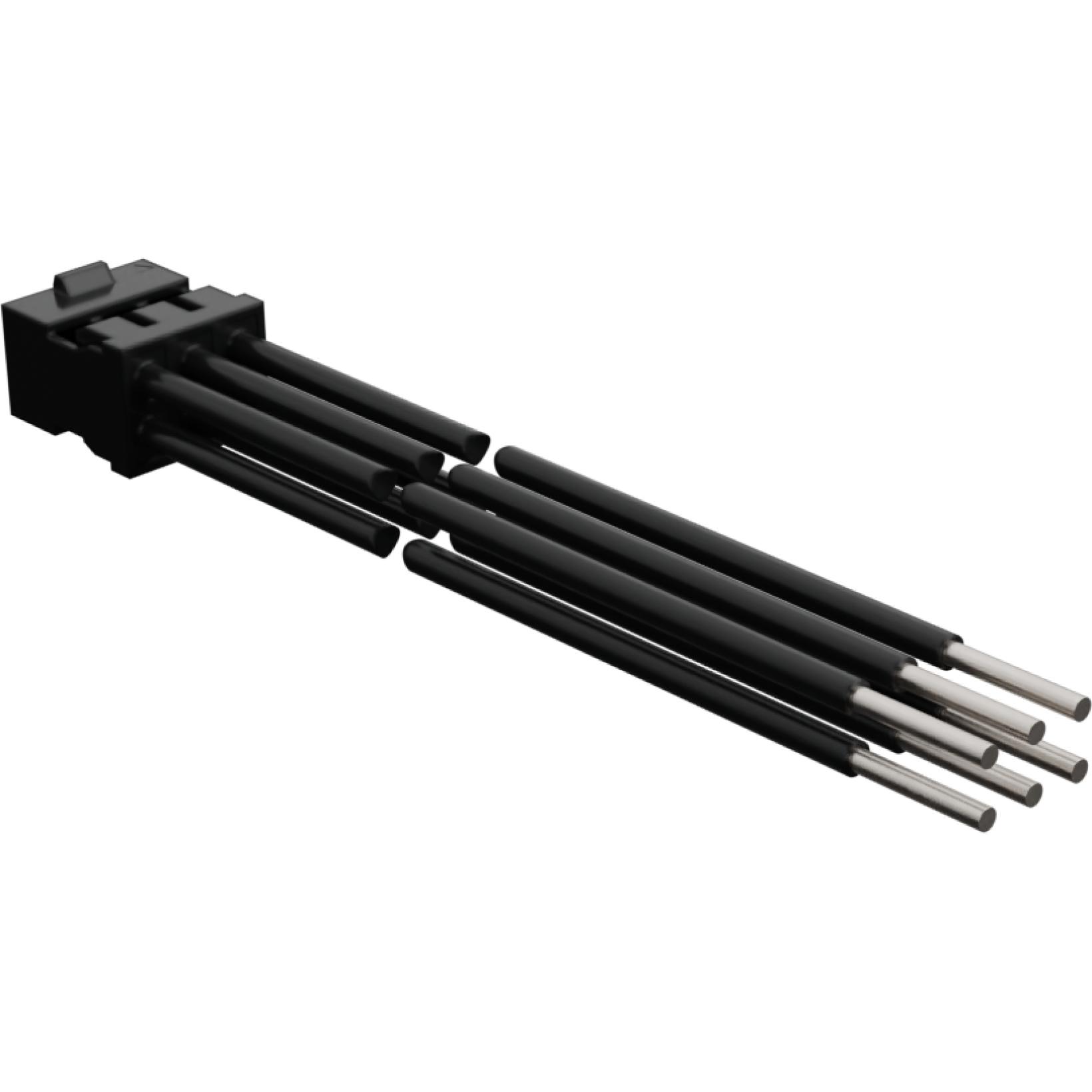 Molex-2185101063 Andere Kabelbaugruppen Cable Assembly UL 10002 0.3m 24AWG Wire to Board 6 POS F Crimp Bag