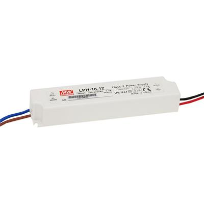 Mean Well Enterprises-LPH-18-36 Alimentation LED AC/DC LED Power Supply 18W Single 4-Pin