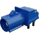 Conn SMB 50Ohm Solder RA Thru-Hole F Gold Tray