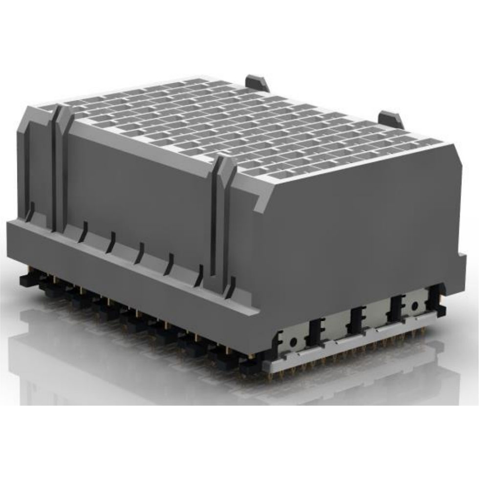 Molex-2144401618 Blackplane del conector Impel Plus 90 Ohm, 4-Pair Vertical Receptacle, 1.9mm Pitch, Unguided, 16 Columns, 128 Circuits