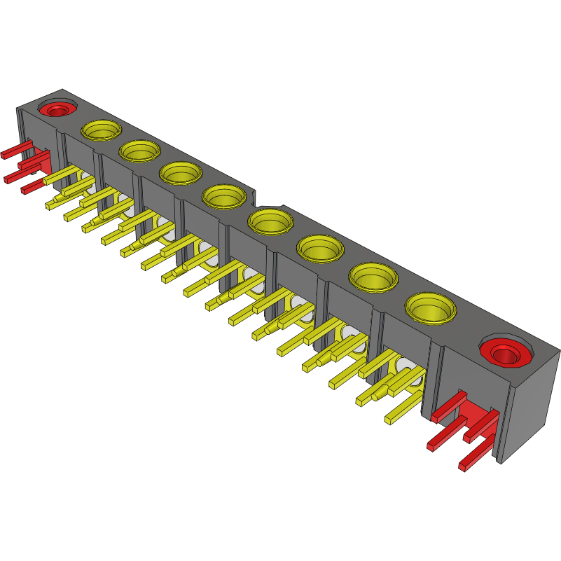 Samtec-GRF1-J-P-08-E-RA-TH1-E Raccordement FR Conn RF System 0Hz to 6GHz 50Ohm Solder RA Thru-Hole F Gold Over Nickel Tube