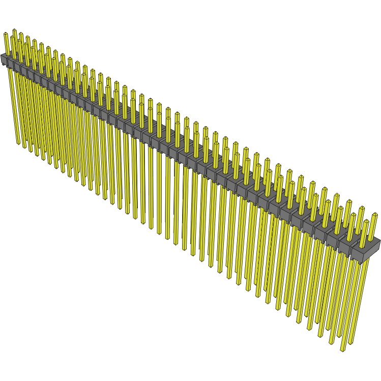 Samtec-TSW-140-13-L-D Steckverbinderleisten und Leiterplattenbuchsen Conn Unshrouded Header HDR 80 POS 2.54mm Solder ST Top Entry Thru-Hole Bulk