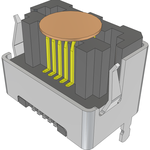 Conn High Speed Socket and Terminal Strip HDR/SKT 10 POS 0.5mm Solder ST Top Entry SMD T/R